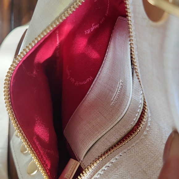 Hammitt Tony Semolina Cream/Brushed Gold Crossbody Bag - Picture 13 of 16